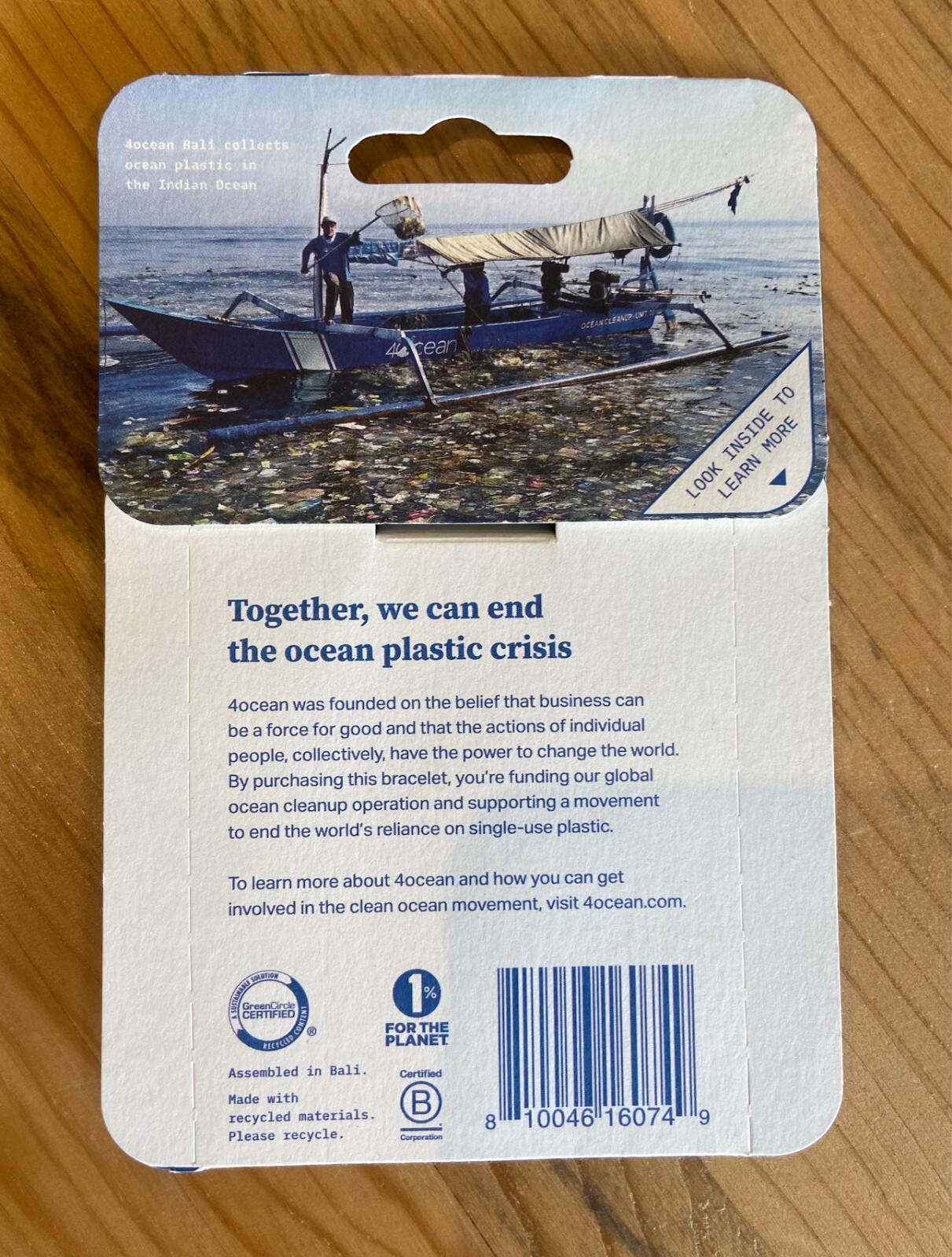 4Ocean Sea Otter braided bracelet Limited Edition -