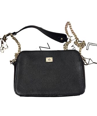 RoccoBarocco Tasche Gold Black Damen Umhängetasche