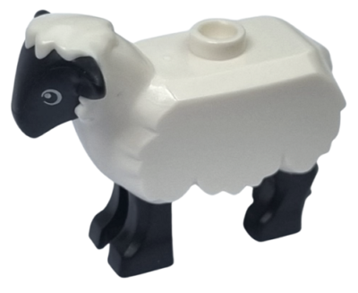 【新品】 Little Sheep LEGO 1x SHEEP ANIMAL MINIFIG New from 10775 farm baby lamb