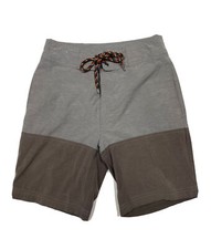 Mossimo Men Size 28 Measure 27x8 Gray Colorblock Board Shorts