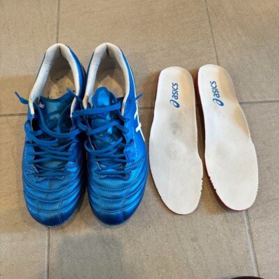 ASICS Soccer Cleats DS LIGHT X-FLY 5 sneaker shoes 1101A047 400 Blue sports
