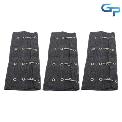 RV Step Covers Gray Wrap Around Camper RV Step Rug Carpet 22'' Width 3 pcs