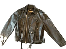 Open Road Leather Motorcycle Jacket Size 50