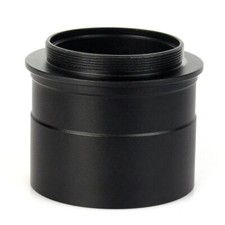 2" to T2 M42 0.75 Thread Telescope Eyepiece Mount Adapter Accept Black