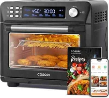 COSORI Smart 11-in-1 Air Fryer Toaster Oven Combo Airfryer Convection 26QT Black