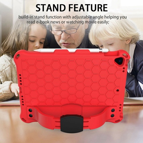 Rubber Stand Case Cover With Strap For iPad Mini Air Pro 1 2 3 4 5/6/7/8/9th Gen - Picture 45 of 84