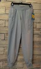 Wonderwink NWT Women  s Cargo Jogger Scrub Pants Gray Small Petite 26" New