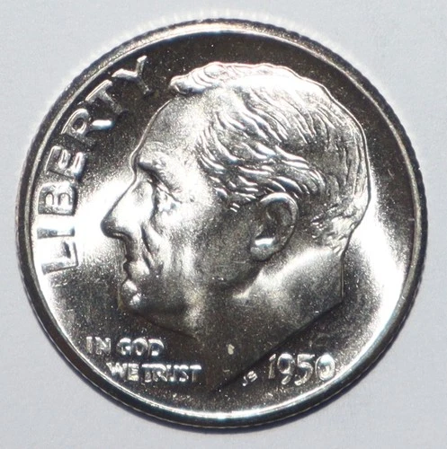 1950 S Roosevelt Dime CHOICE BRILLIANT UNCIRCULATED (K225)