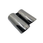 Stainless double exhaust tip black chrome Mazda MX-5 mk4 ND MX5 JASS Performance