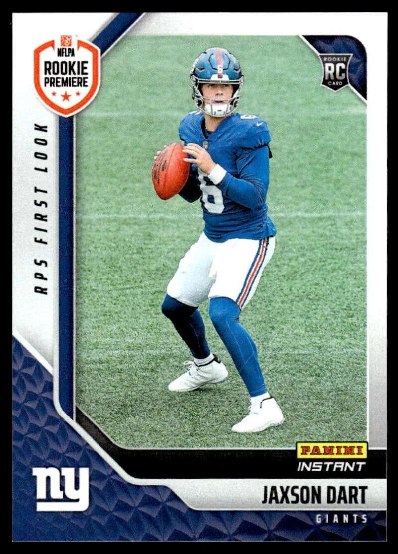 2025 Panini Instant Jaxson Dart ROOKIE RPS FIRST LOOK 1/2678 SP