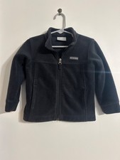 Columbia Black Kids Full-Zip Fleece Jacket