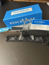 Benchmade 533 Mini Bugout Folding Knife - Black Grivory Handle S30V 