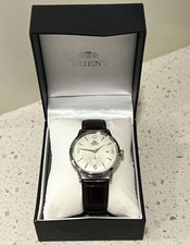 Orient Bambino Automatic Mens Watch White Dia...
