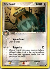 Noctowl Uncommon EX Unseen Forces 43/115 MP on eBay