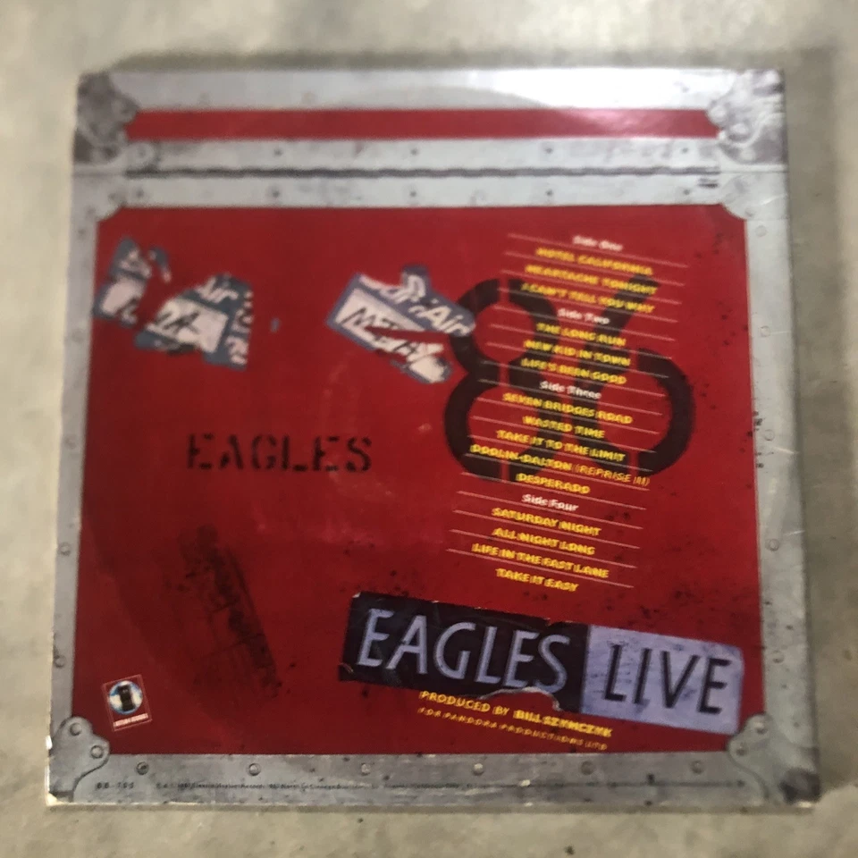 Eagles Live Vinyl 2LP Gatefold (1980) Asylum BB 705 VG+/VG — 第 2/4 张图片