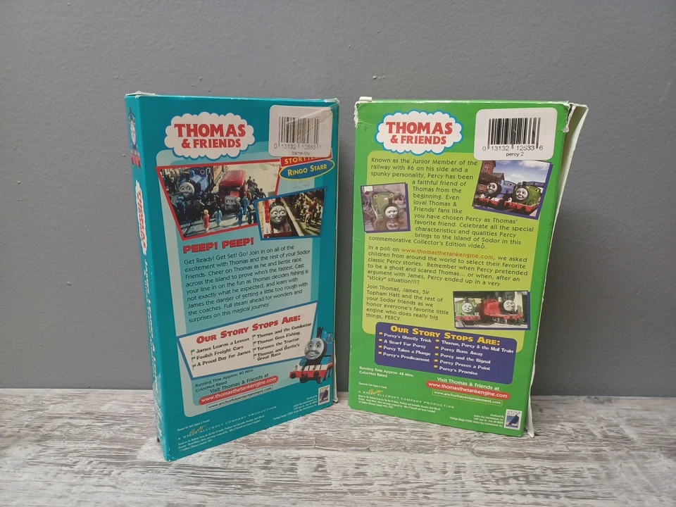 Thomas & Friends BEST OF PERCY Collector's Edition - James Learns a Lesson VHS - Image 2 of 4