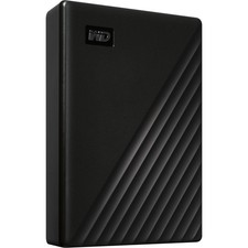 WD My Passport 6TB Portable HDD Black USB 3.2 External Hard Drive WDBR9S0060BBK