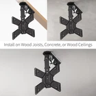 Electric Motorized Flip Down Pitched Roof Ceiling TV Mount for 23" to 55" Screen