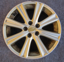 Subaru Legacy 2010-2013 16X6.5 Aluminum Alloy Chrome 8 Spoke Wheel OEM