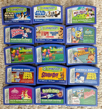 Lot of 15 LeapFrog Leapster Assorted Learning Game Cartridges - Ages 4-8 Tested