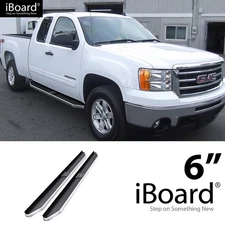 APS Running Board Polished 6" Fit Silverado Sierra Extended Cab 99-07