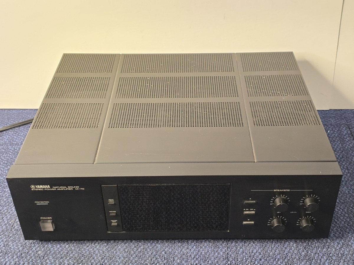 Yamaha M70 Stereo Power Amplifier 200 Watts | 80s Audiophile AMP