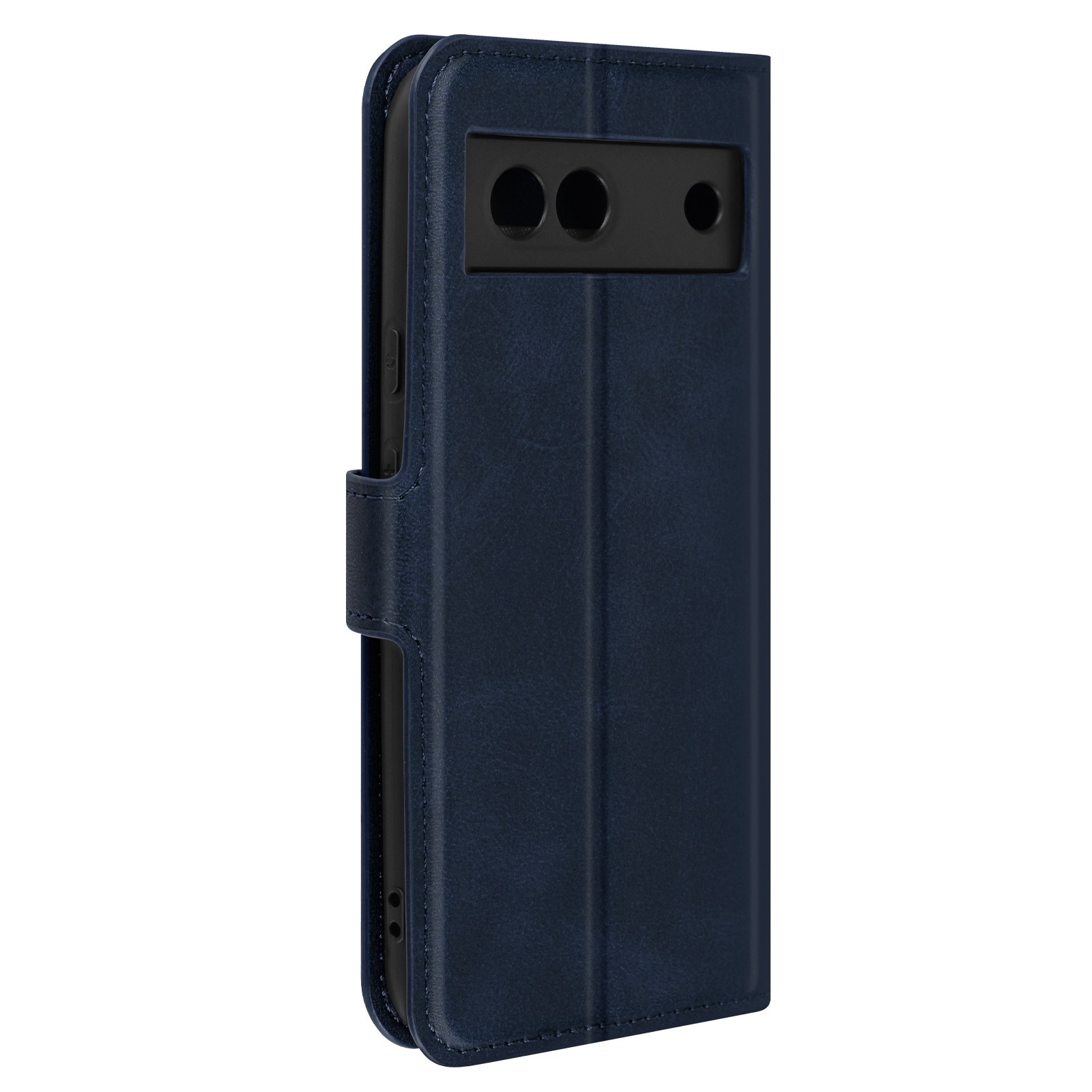 Coque Pixel 8a antichoc évitez les rayures d'écran grâce au rabat bleu