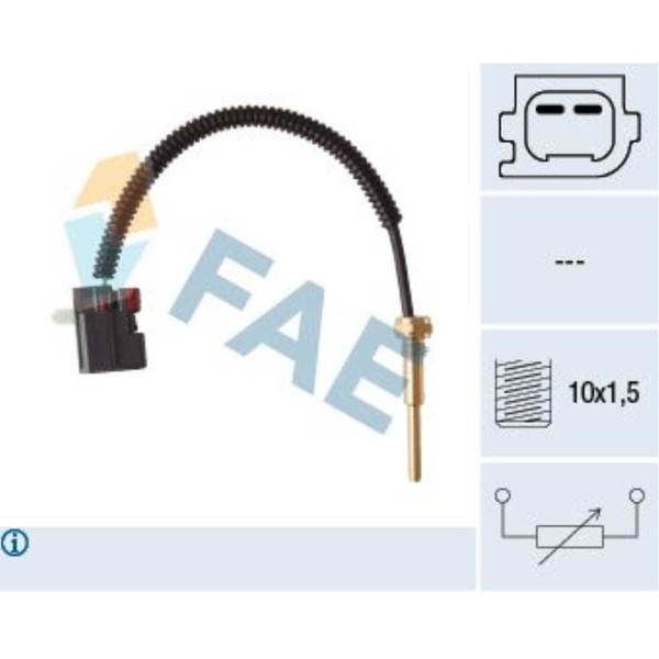 FAE Sensor KüHlmitteltemperatur Grau FüR Land Rover Defender Station Wagon Ld_-image
