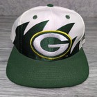 Green Bay Packers SharkTooth Hat SnapBack LA LOGO ATHLETIC 90’s Flat Bill VTG