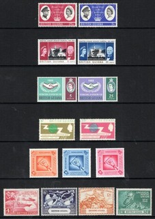 British Guiana 6 x Commemorative Sets MNH