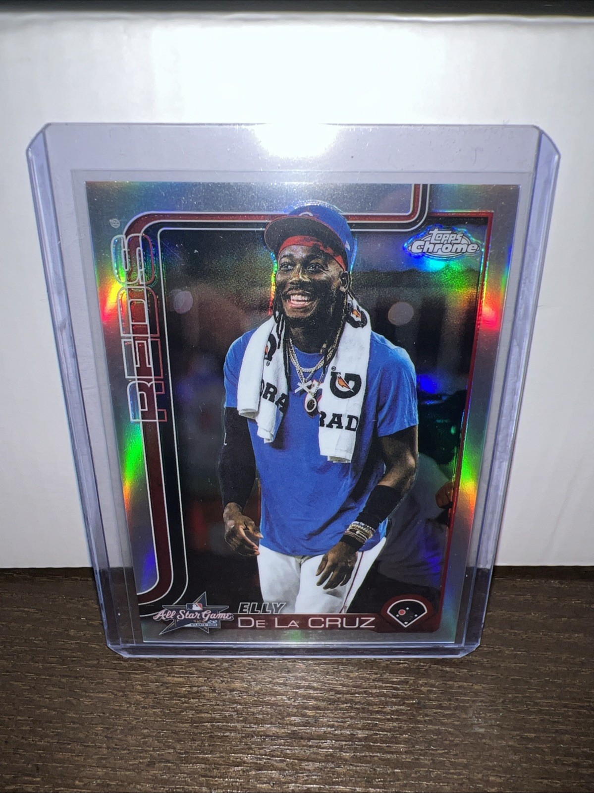 2025 Topps Chrome Update All Star Game Image Variation Elly De La Cruz