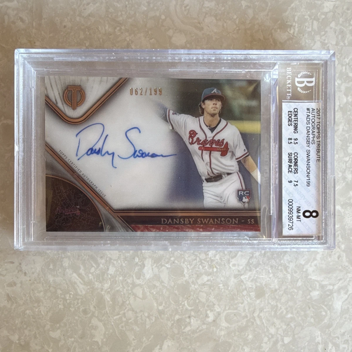 Dansby Swanson Autograph Baseball Cards for sale | eBay