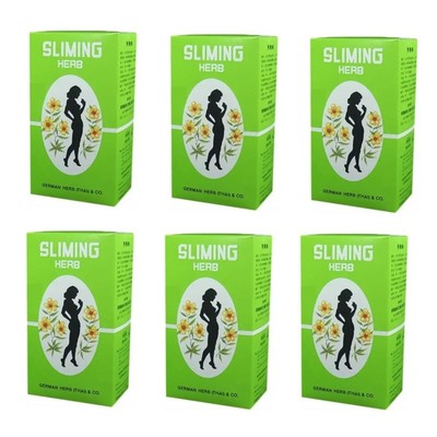 6x German Herb Sli ming Tea D i et Weight Control Fat Burn Slim Fit Laxative 50