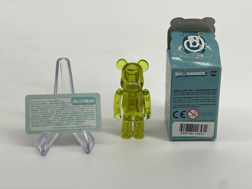 Bearbrick - Serie 16 Jellybean (Be@rbrick)- Soda Verde Transparente Foto 4 de 4