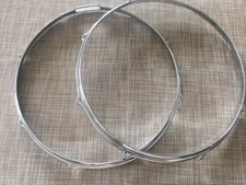 1965 SLINGERLAND BUDDY RICH CLASSIC 2 14"SNARE DRUM BRASS  RIMS 8 HOLE USA V.G.