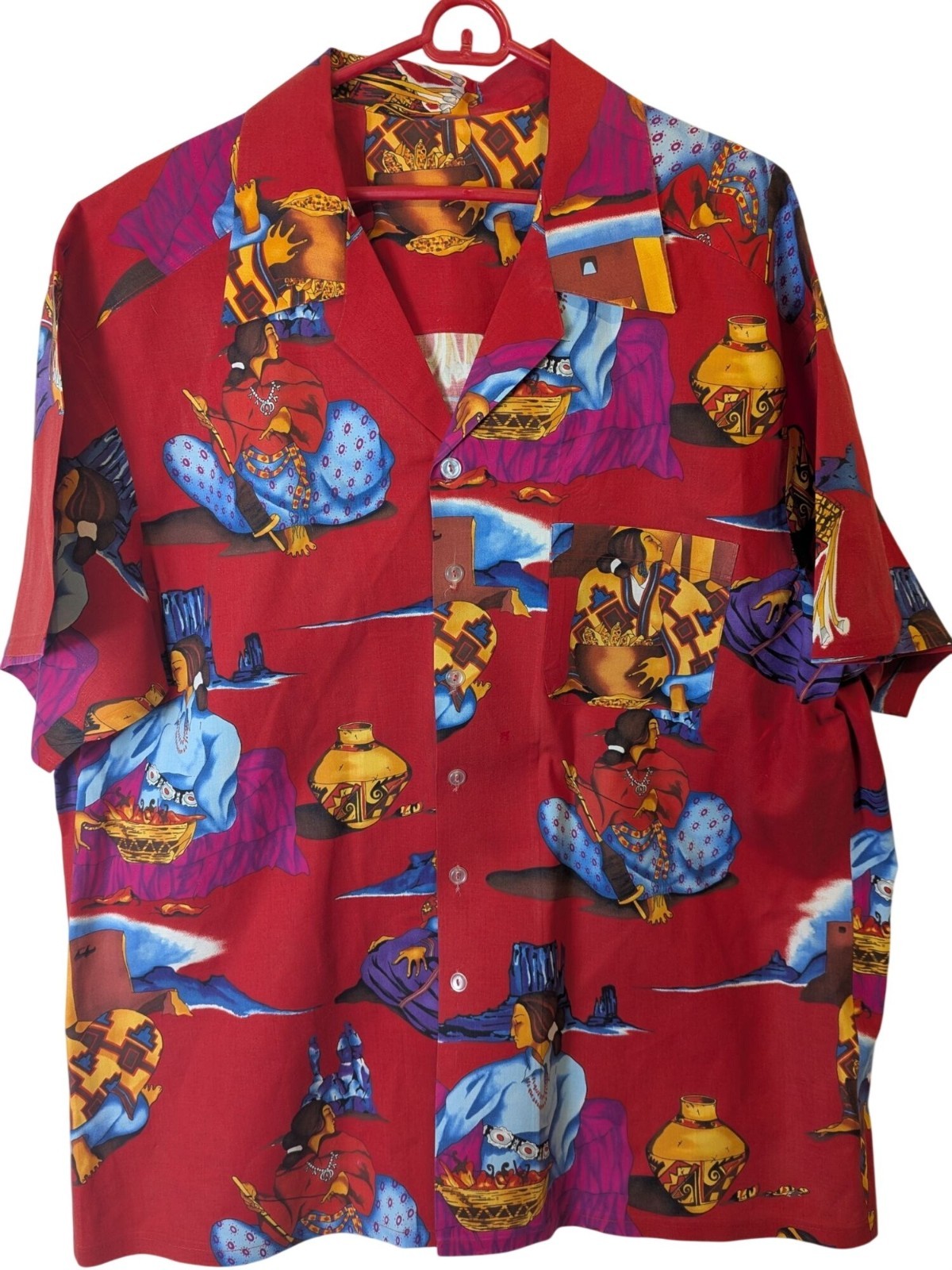 Handmade Native American Inspired Button Up Shirt… - image 1