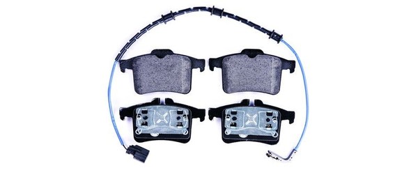 Hella 8DB 355 021-561 Bremsbelagsatz, Scheibenbremse Hinten FüR Jaguar-image