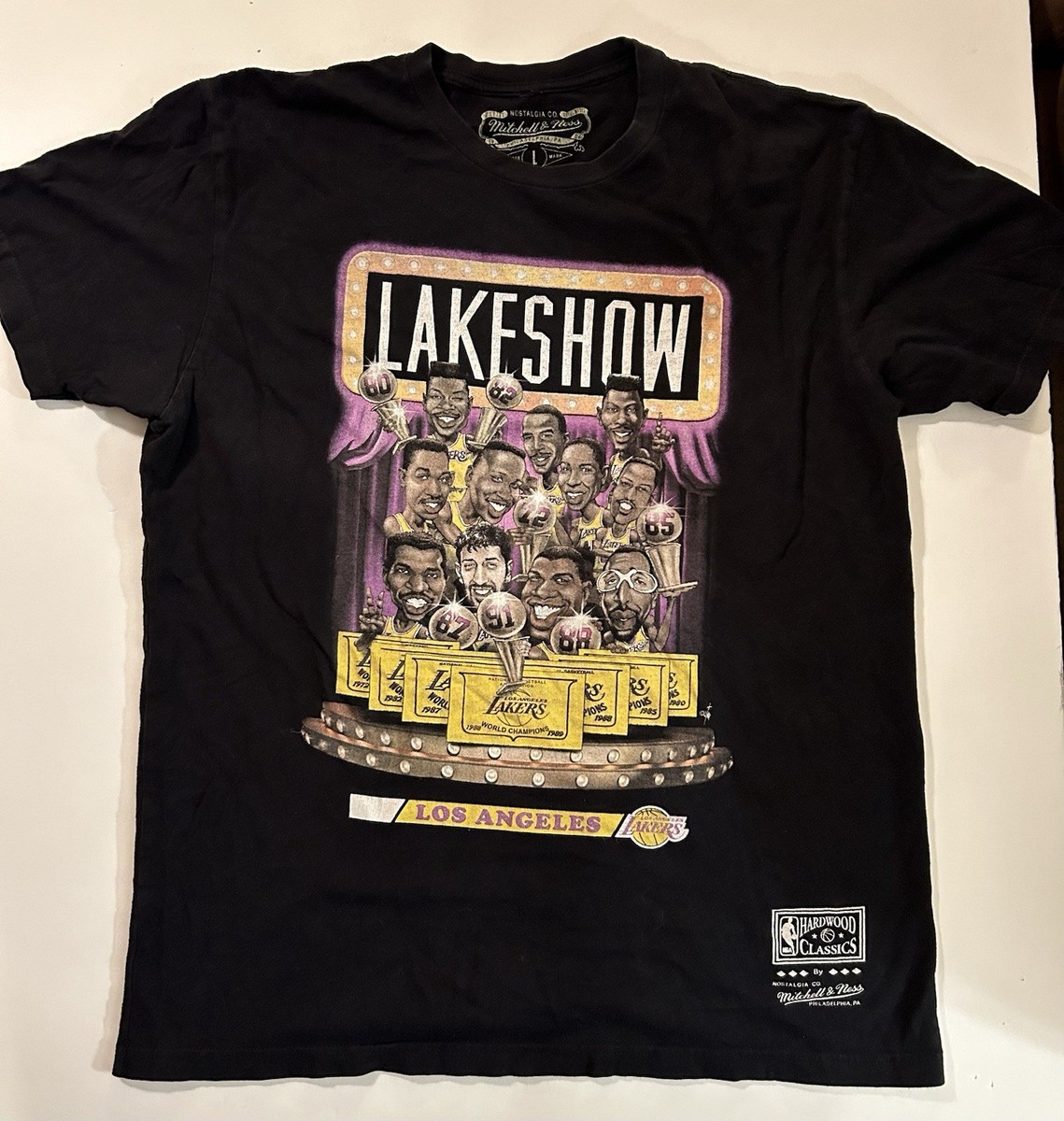 Mitchell & Ness Los Angeles Lakers Retro Basketball LAKESHOW T