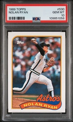 PSA 10 1989 Topps Nolan Ryan #530