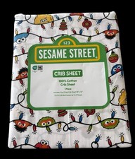 123 Sesame Street Character Halloween 100 Cotton Crib Baby Sheet NEW