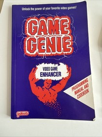 Nintendo NES Galoob Video Game Genie Cheat Cartridge, Manual, + Code Updates