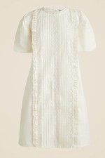 J.Crew Lace-trim pintuck dress NWOT Size XXS