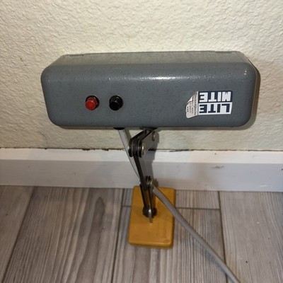 Vintage Stocker Yale Lite Mite Industrial Machine Shop Gooseneck Lamp  Preowned