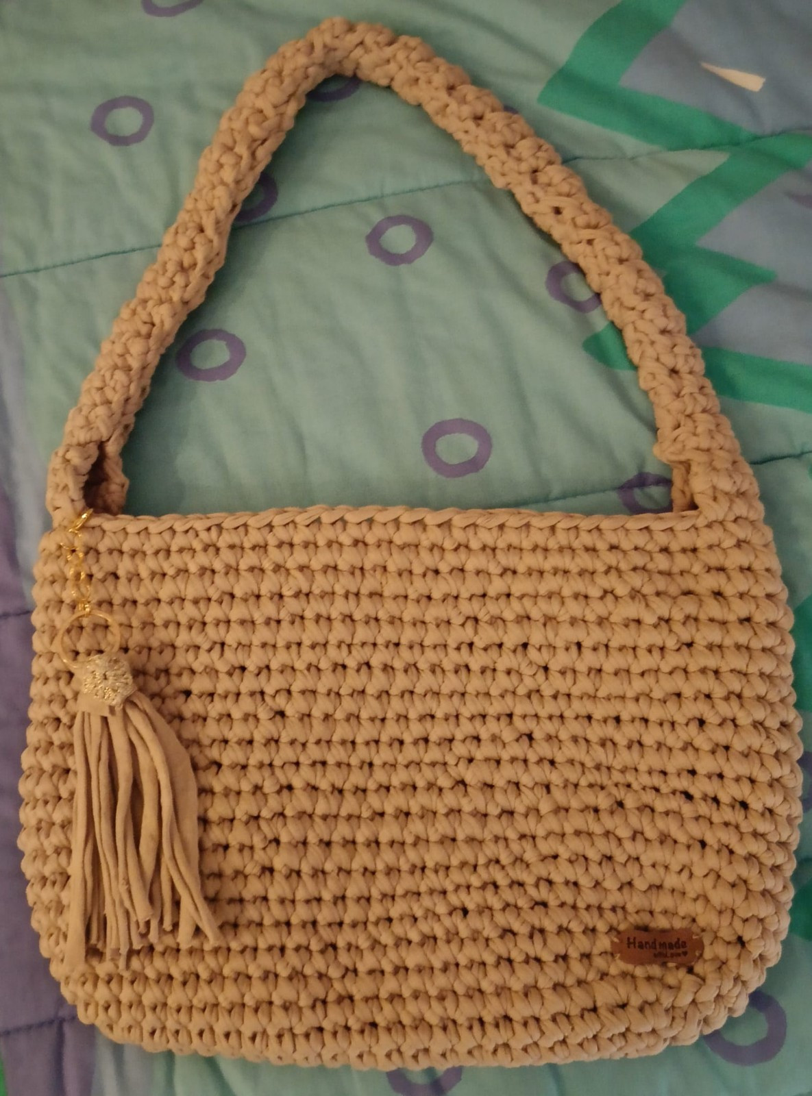 SAOLA Borsa Realizzata A Mano In Fettuccia All'uncinetto