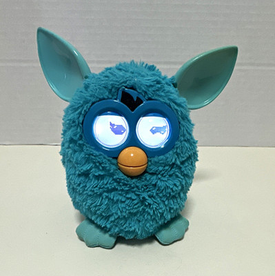 Vintage 2012 Hasbro Furby Aqua Teal Blue Interactive Electronic Tested Working