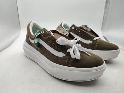 VANS-Old Skool Over-Comfy Cush Walnut Brown-UNISEX Chunky Shoes-Size M 11.5/W 13