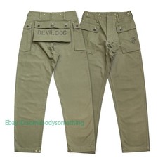 Red Tornado Retro Men MONKEY PANTS P44 HBT Military USMC P-44 Casual Pants Loose