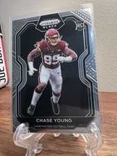 Panini 2020 Chronicles Prizm Black Chase Young Rookie Insert #PB-21 Washington