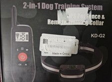 2 In 1 Dog Training System GPS Petfence And Remote Training Control KD-G2