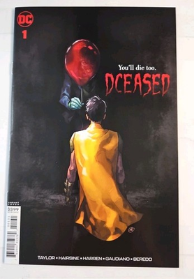 #ad #ad Dceased #1 Yasmine Putri Horror Movie Variant Cover DC Comics July 2019 nm $12.00